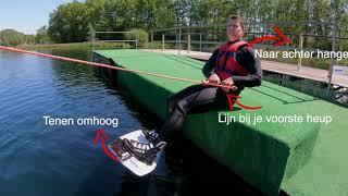 Instructievideo waterskiën en wakeboarden op de Berendonck [upl. by Kletter]