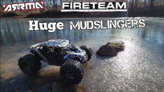 Arrma Fireteam Trail Built with Giant Mudslingers [upl. by Landrum]