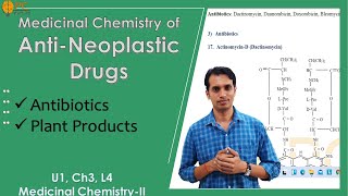 Anticancer Drugs Medicinal Chemistry Part 4 Antibiotics and Plant product [upl. by Yhtorod]