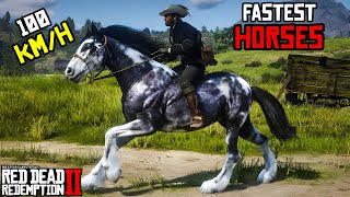 5 Fastest Horses You Must Buy  LocationRankings  RDR2 [upl. by Ethelda521]