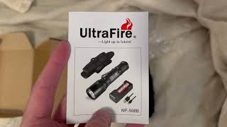 Kickin It Oldschool Part 2 Ultrafire 506b Flashlight Kit  More Budget Stuff from Amazon [upl. by Platt]