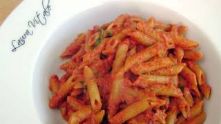 Penne Vodka Recipe  by Laura Vitale  Laura in the Kitchen Ep 101 [upl. by Yerot]