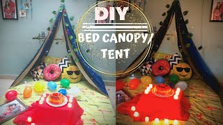 💕 Beautiful Canopy Tent  Birthday Decoration Ideas  Dreamy Outdoor Canopy AnnsAmazinglife [upl. by Nonnaehr995]