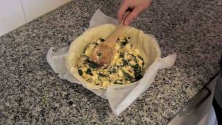 Spinach and feta cheese pie  Recipes from spain [upl. by Latt417]