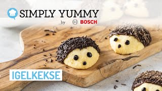 🦔 🍪 Igelkekse einfach selber backen SIMPLY YUMMY Rezepte [upl. by Mahau235]