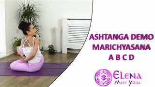 ASHTANGA DEMO MARICHYASANA A B C D [upl. by Ranzini]