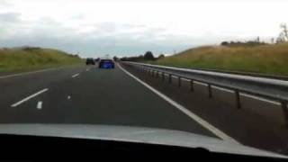 Crazy BMW woman driving and recycling same time ballinasloe [upl. by Odracir]