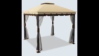 How to Assemble a Garden Winds Gazebo LCM1377B SQ 810405350 [upl. by Meggie]