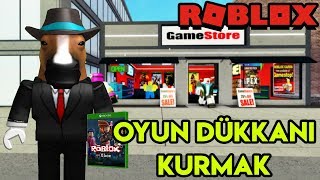 🎮 Kendi Oyun Dükkanımızı Kuruyoruz 🎮  Game Store Tycoon  Roblox Türkçe [upl. by Nolava863]