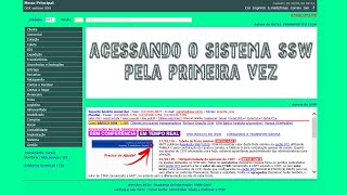 1 Acessando o Sistema SSW pela primeira vez [upl. by Ainocal]