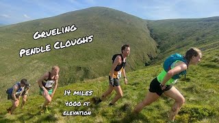 Pendle Cloughs fell race 2024  English Championship Downham  Full Documentary [upl. by Neik]