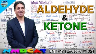 MDCAT  Aldehydes and Ketones  Unit 17  Lecture No2  Prof Wajid Ali Kamboh  WAK Entry Test [upl. by Aiuqenehs]