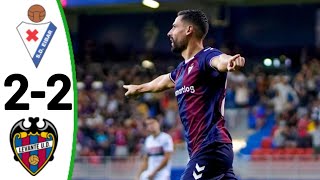 Eibar vs Levante 22 All Goals and Extended Highlights [upl. by Jenni]