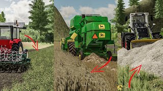 BETTER TEXTURES with these mods new textures on wheat oat straw and oilseed radish  FS 22 [upl. by Adele]