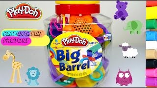 Plastilina Play Doh en Epañol Barril de Plastilina Gigante Play Doh Big Barrel [upl. by Amhsirak303]