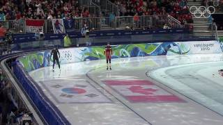 Mens 500M Speed Skating Highlights  Vancouver 2010 Winter Olympic Games [upl. by Ekle]