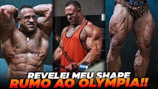 REVELEI MEU SHAPE 19 DIAS DO MR OLYMPIA LAS VEGAS em busca do PRO CARD [upl. by Skye76]