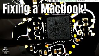 MacBook Pro A1708 EMC3164 Logic board repair Jason Laptop [upl. by Hcirdla]