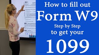 W9 Tax Form  How to fill out a Form W9 Tax Form W9 and the 1099 Form W9  W9 Tax Form Explained [upl. by Rafe73]