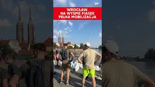 Wrocław czeka niespokojna noc Na Wyspie Piasek pełna mobilizacja [upl. by Inej]