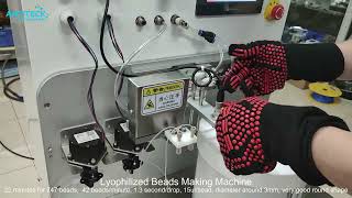 Lyophilized Beads Making Machine For Lyophilized Reagent Beads Large Scale Production  ANTITECK [upl. by Prentiss571]