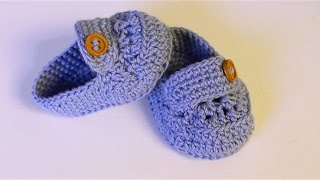 Tutorial I Mocasines de bebe  cucaditasdesaluta [upl. by Eimmak450]