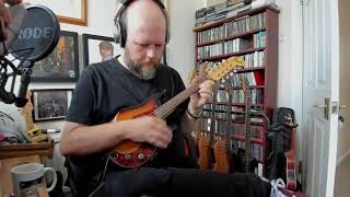 17 September 2017 Fender MandoStrat 8 Mandocaster Electric Mandolin Tune 1 [upl. by Norrek]