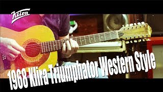 1968 Klira Triumphator Western Style Acoustic guitar Акустическая гитара [upl. by Malan]