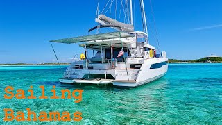 Sailing Bahamas Eleuthera Nassau Leopard 50 Catamaran 44 [upl. by Theta]