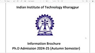 IIT Kharagpur PhD Forms csirnet entranceexam [upl. by Odelle77]