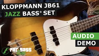 Kloppmann JB61 Jazz Bass® Pickup Set Demo [upl. by Calendra]