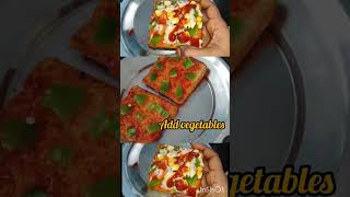 🍞Bread pizza🍕food cooking [upl. by Babs435]