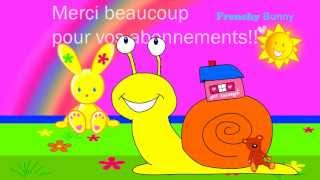 Petit escargot  chanson et comptine enfant  Frenchy Bunny [upl. by Omer]