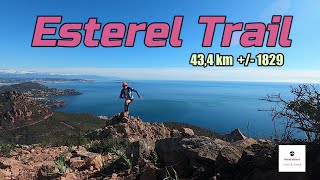 Esterel Trail  434 km 1829 🏃😈💫 [upl. by Adnilreh495]