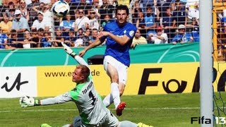 SV Darmstadt 98  Borussia Mönchengladbach 54 iE  1 Runde Pokal  04082013  Fifa 13 [upl. by Sirtimed]