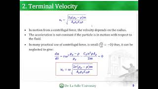 61  Motion of Particles through Fluids Lecture 6  Particle Technology [upl. by Yenhpad]