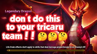 summoners war before you build your tricaru team watch this the truth about tricaru team 1st test [upl. by Mima]