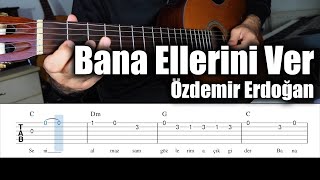 Bana Ellerini Ver Pervane  Gitar İle Nasıl Çalınır [upl. by Terb]