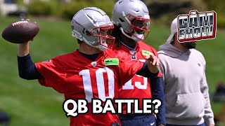 Is Joe Milton Creating a QB Battle With Drake Maye at Patriots Training Camp  The Cam Show [upl. by Lenor452]