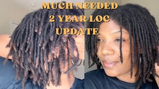 my 2 year loc update no retwist being transparent loc advicetips amp products i use [upl. by Reaht]