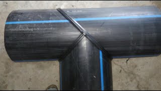 HDPE Fitting Fabrication Machine by POLYMOLD PRODUCTS [upl. by Arrehs279]