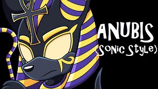 Anubis Sonic Style  Speedpaint [upl. by Ainoda]