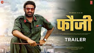 FAUJI  Official Trailer  Prabhas  Sajal Ali  Hanu Raghavapudi  Fauji Teaser Trailer Update [upl. by Telracs]