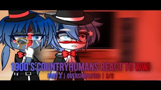 1900’s CountryHumans React to WWI  Part 3  Oversimplified  22 [upl. by Irmina484]