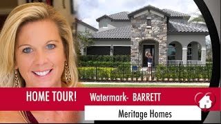 New Homes Winter Garden Watermark by Meritage Barrett Model [upl. by Aryas]