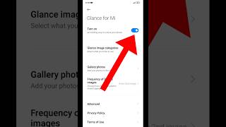 How To Remove Glance From Lock Screen in Redmi  Glance For Mi Remove  Mi Glance Settings off [upl. by Euphemie]