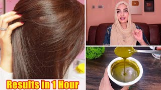 DIY Natural Brown Hair in 1 Hour Super Color Hair Pack Makes Soft Manageable amp Silky [upl. by Philippe]