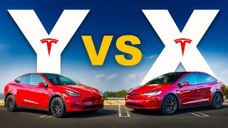 One CLEAR Winner  Tesla Model Y vs Model X [upl. by Retepnhoj]