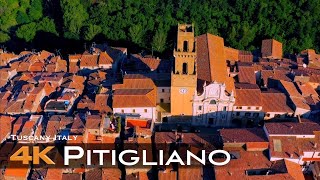 PITIGLIANO 🇮🇹 Drone 4K  Tuscany Italy [upl. by Irret]