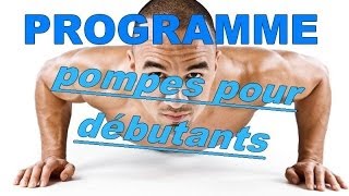 Programme de pompes pour débutants [upl. by Halludba]